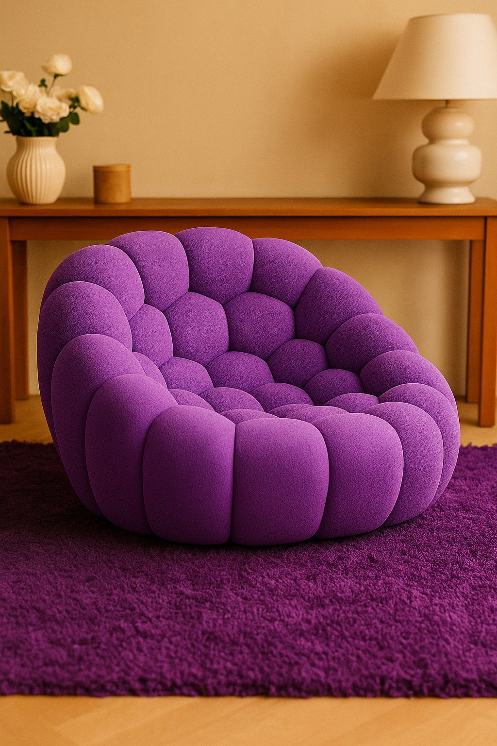 Canapé Nuage en Bouclé