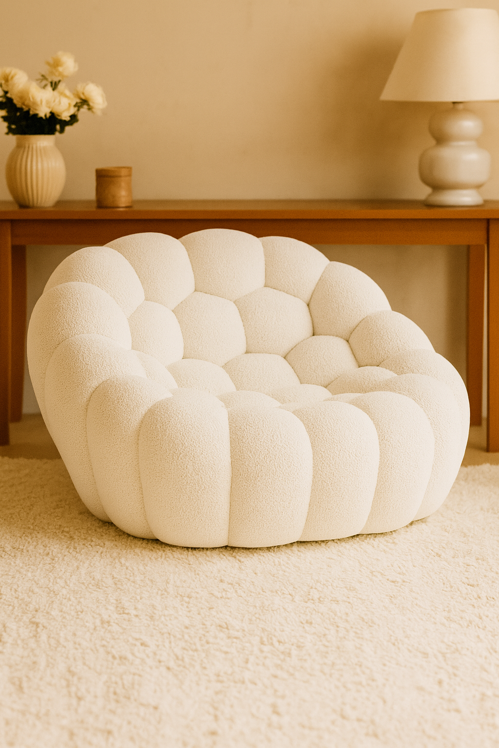 Canapé Nuage en Bouclé
