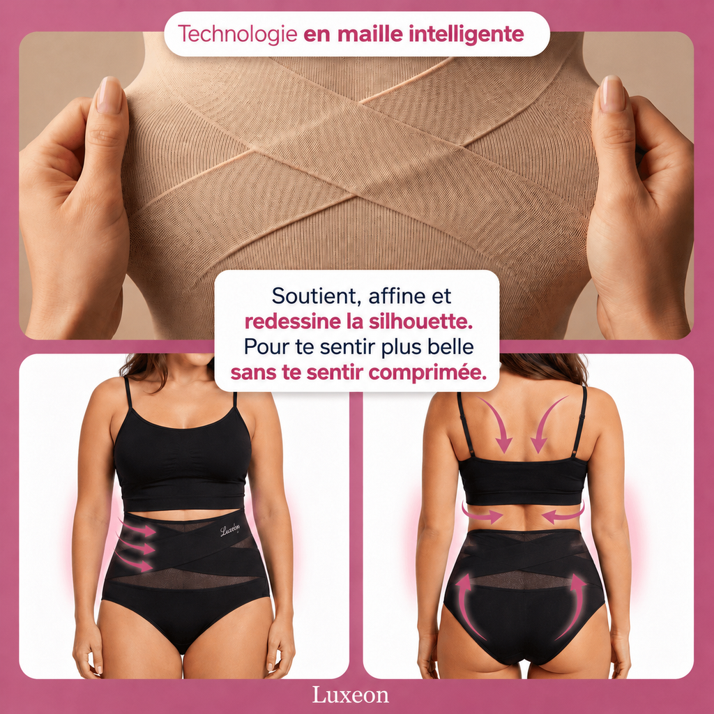 Culotte gainante taille haute — Contrôle du ventre sans coutures