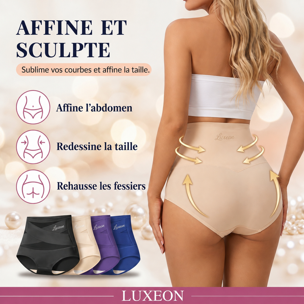 Culotte gainante taille haute — Contrôle du ventre sans coutures