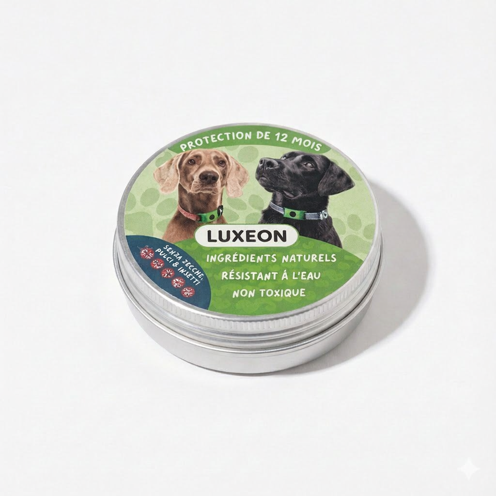 Pendentif Fiabelo™ - 12 mois de protection naturelle pour chiens