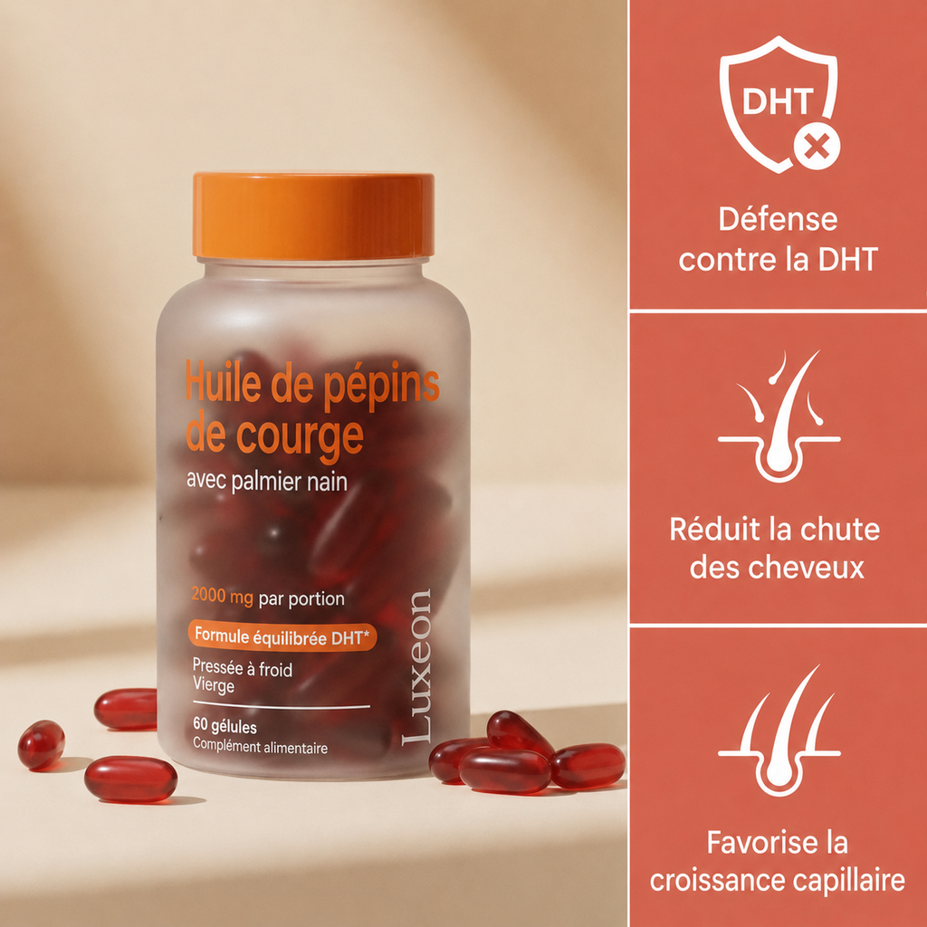 Gélules d’huile de graines de courge