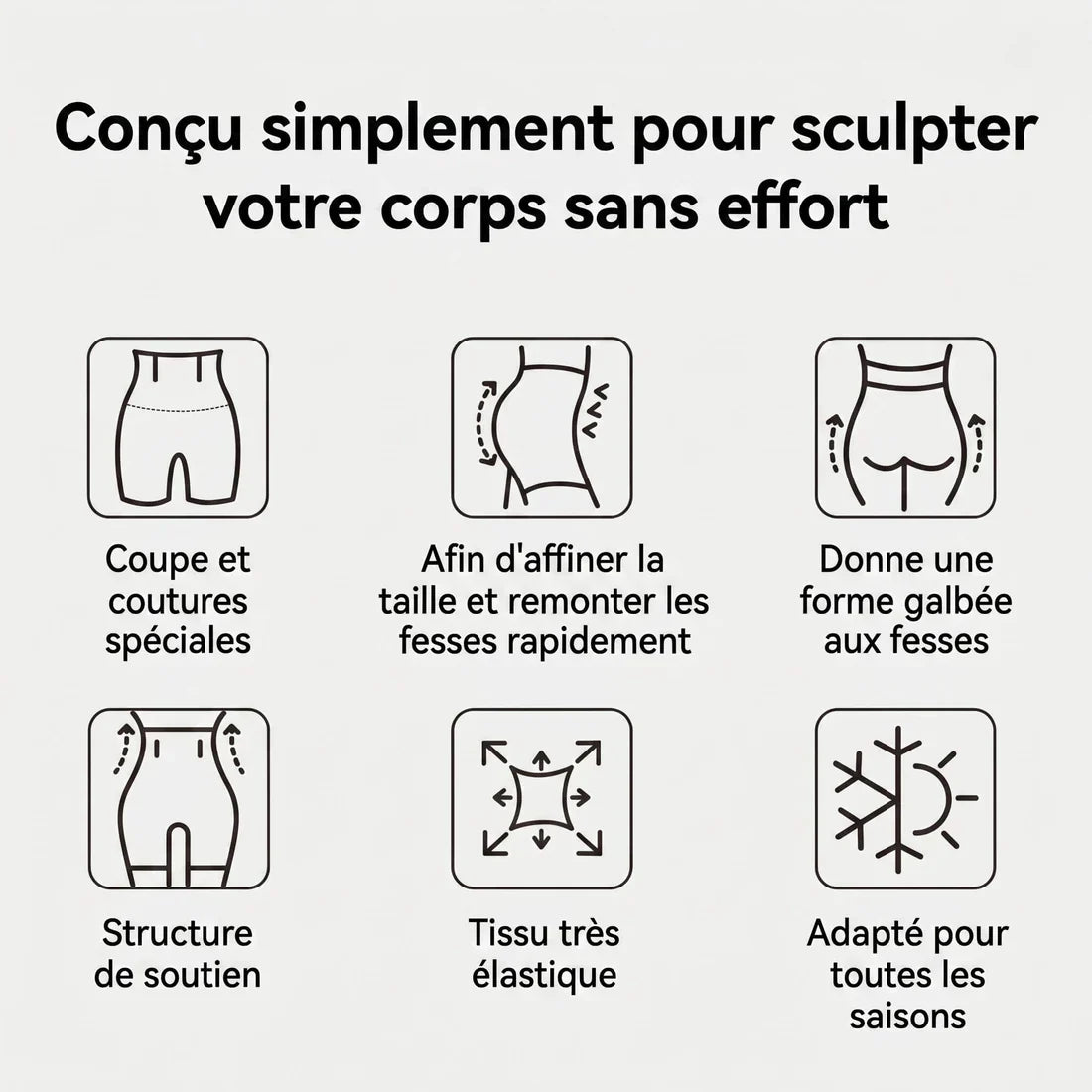 ShapeUp™ Invisible sous les vêtements